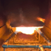 Flame-resistant conveyor belts
