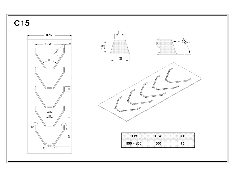 Chevron Conveyor Belt